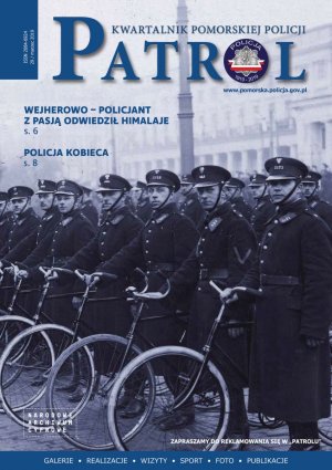 okładka jednego z czasopism policyjnych wydawanych dla policjantów i środowiska policyjnego