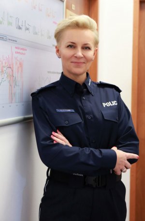 Kom. Anna Przewor, kierownik Zakładu Badań Dokumentów i Technik Audiowizualnych CLKP, autorka badań nad podpisem biometrycznym