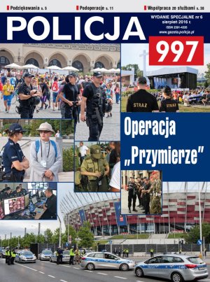 skan okładki Policja 997 z 2016 roku wydanie specjalne