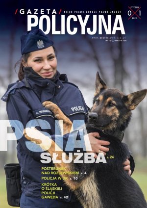 skan okładki Gazeta policyjna z 2021 roku