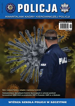 okładka jednego z czasopism policyjnych wydawanych dla policjantów i środowiska policyjnego