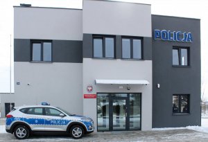 nowy budynek policji w Hermanów