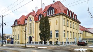 nowy budynek policji w KMP w Bydgoszczy