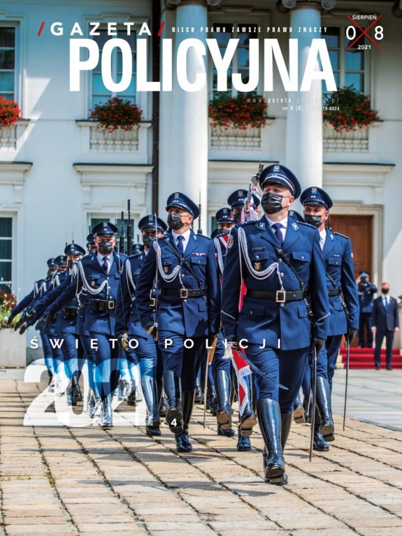 okładka gazety policyjnej sierpień 2021