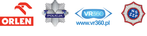 grafika z logo ORLEN Policja VR360pl i NSZZP