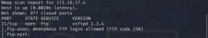 przykład zastosowania programu Metasploit w celu przełamania podatności usługi ftp, wykorzystującej port 21, do „przeniknięcia” napastnika do powłoki systemowej zwanej shell. W przytoczonym przykładzie zaatakowano wirtualną maszynę z zainstalowanym systemem dystrybucji Linux – Metasploittable.