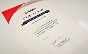 dokumenty i screeny ze szkolenia i certyfikat ukończenia
