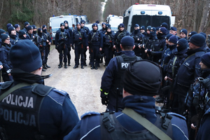 ćwiczenia zorganizowane przez policjantów Oddziału Prewencji Policji w Łodzi będące swoistą kontynuacją zakończonego już projektu współfinansowanego z Funduszu Bezpieczeństwa Wewnętrznego Unii Europejskiej pod nazwą „Szkolenie funkcjonariuszy Policji w zakresie prowadzenia działań pościgowych”.