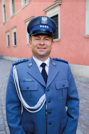 asp. szt. Piotr Krawczewski fotografia policjanta