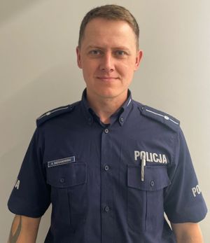 mł. asp. Arkadiusz Bieganowski portret