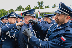 obchody święta policji w warszawie w różnych komórkach KGP. Główne obchody na wilanowie, i msze i w kgp i w cytadeli