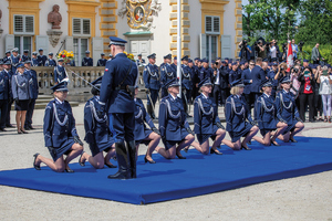 obchody święta policji w warszawie w różnych komórkach KGP. Główne obchody na wilanowie, i msze i w kgp i w cytadeli