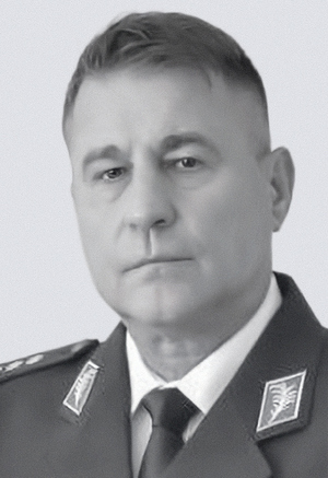 portret policjanta Haraś