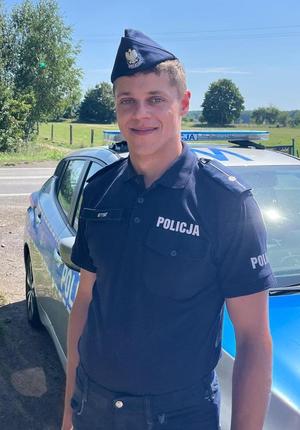 policjanci z historii w materiale