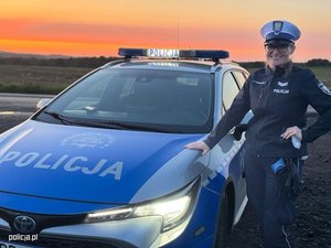 policjanci z historii w materiale