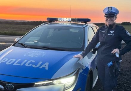 policjanci z historii w materiale