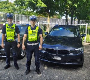 policjanci z historii w materiale