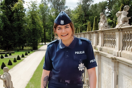 bohaterka materiału na zdjęciach