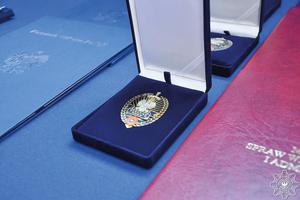 odznaka dyżurnego roku