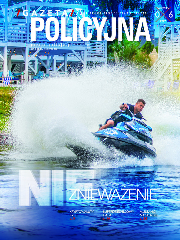okładka papierowej wersji gazety policyjnej numeru czerwcowego