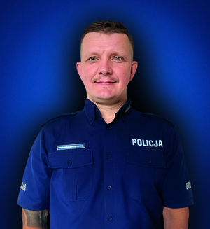 mł. asp. Piotr Bawor portret