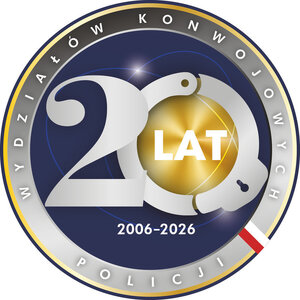 logo 20-lecia wydziałów konwojowych
