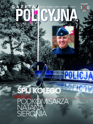 Numer 10 (70) 10.2026 r. okładka papierowej wersji gazety policyjnej numeru październikowego