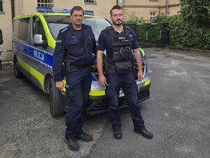 asp. szt. Tomasz Targoński post. Łukasz Siuda